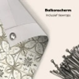 Antiek - Tegel - Beige Balkonbeschermer Duitsland klein 596 -closeup_NL