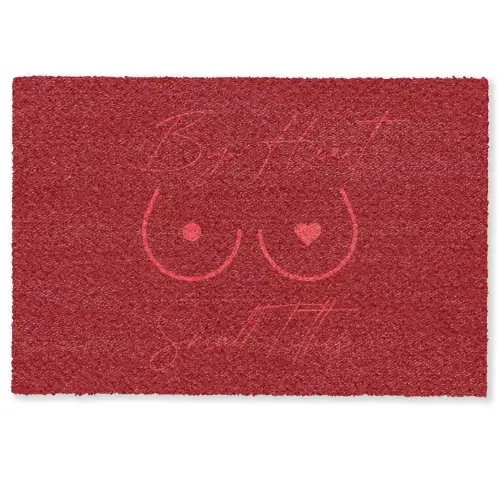 big heart small titties - Hart - Rood Deurmat klein -zkaufland3d