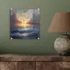 Meeuwen - Zonsondergang - Zee - Wolken plexiglas 5mm klein -sfeer3