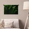 Bladeren - Schaduw - Groen - Textuur Wandkleed katoen klein -sfeer4