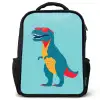 Dinosaurus - Blauw - Zonnebril Rugzak - Zwart middel -3d