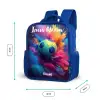 Neon - Bal - Kleurrijk Kinderrugzak - Blauw middel -productfoto_formaten