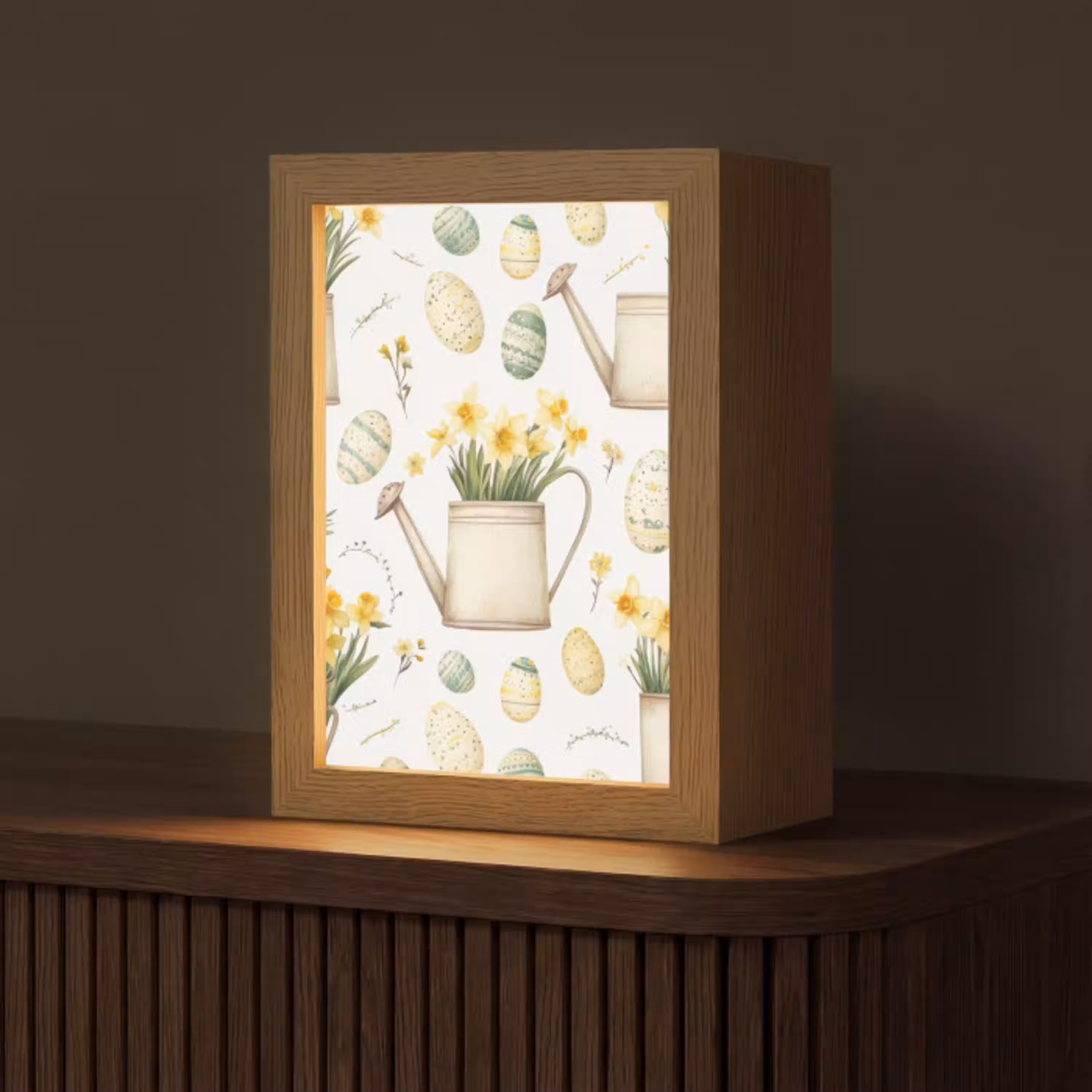 Gieter - Bloemen - Eieren Light Box met kabel (Tafellamp) klein -z3d_website