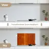 Roest - Oranje - Rood - Vlekken keuken achterwand spatscherm klein 900 -voor_na_NL