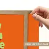 Slow down you're doing fine - Oranje - Simple Light Box met batterij (Wandlamp) middel -USP_websiteprintNL