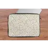 Abstract - Modern - Beige laptophoes neopreen klein 279 -tafel