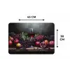 Wijn - Fruit - Stilleven Placemat vinyl groot -specs