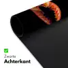 Kreeft - Oranje - Zwart - Opvallend Muismat XXL klein -sfeer2