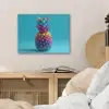 Ananas - Regenboog - Blauw - Popart PET vilt klein -sfeer3