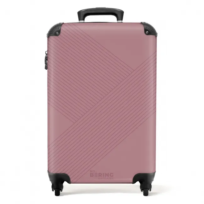 Minimal - Kruisende lijnen op NBS - Handbagage koffer - Unisex middel -productfoto_recht