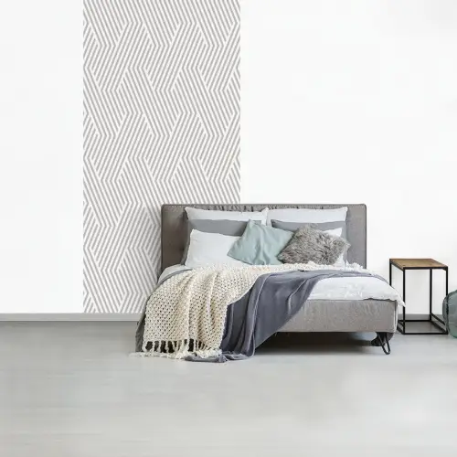 Grafisch - Patroon - Modern - Schuin fotobehang vinyl groot 64 -slaapkamer