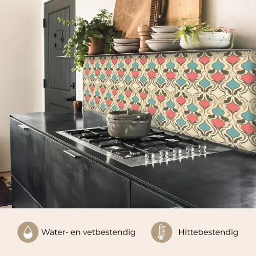 Barok - Retro - Kleurrijk keuken achterwand 2 middel 871 -usp_NL