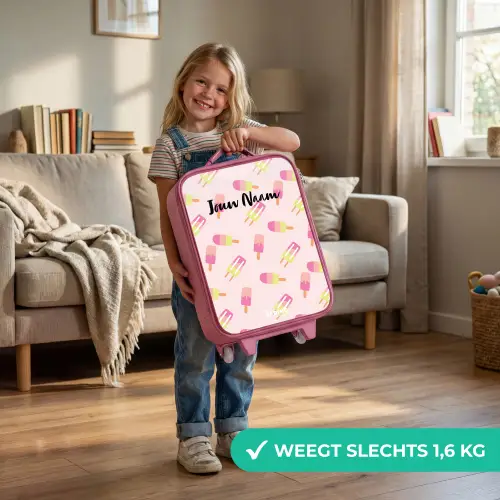 Wervelende waterijsjes Kinderkoffer - Roze klein -sfeer2_NL