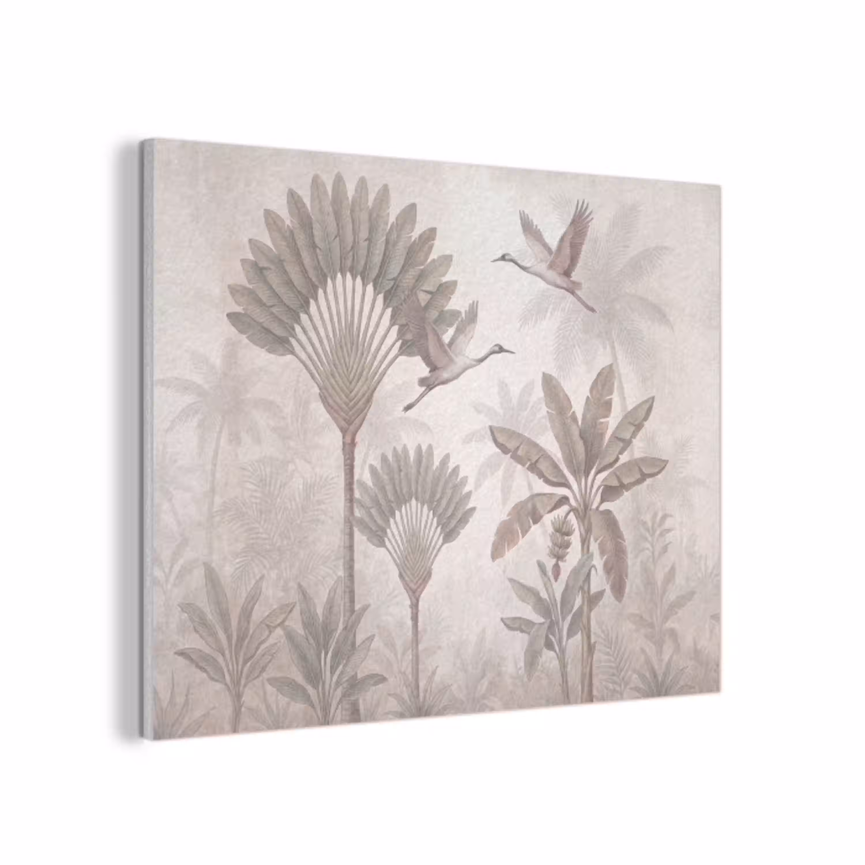 Vogel - Tropisch - Jungle - Natuur - Beige PET vilt klein -3d