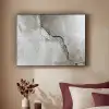Beton - Industrieel - Grijs Textielframe zwart klein -sfeer1