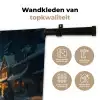 Kerstfeest - Dorp - Donker Wandkleed katoen klein -sfeer2