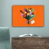 Kaartje - Boeket - Bloemen canvas 2cm klein -sfeer4