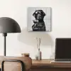 Hond - Zwart - Wijnglas - Zonnebril plexiglas 5mm klein -sfeer6