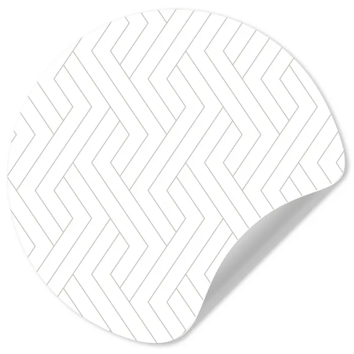 Grafisch - Patroon - Modern -  Schuin Wandcirkel behangsticker klein 186 -3d