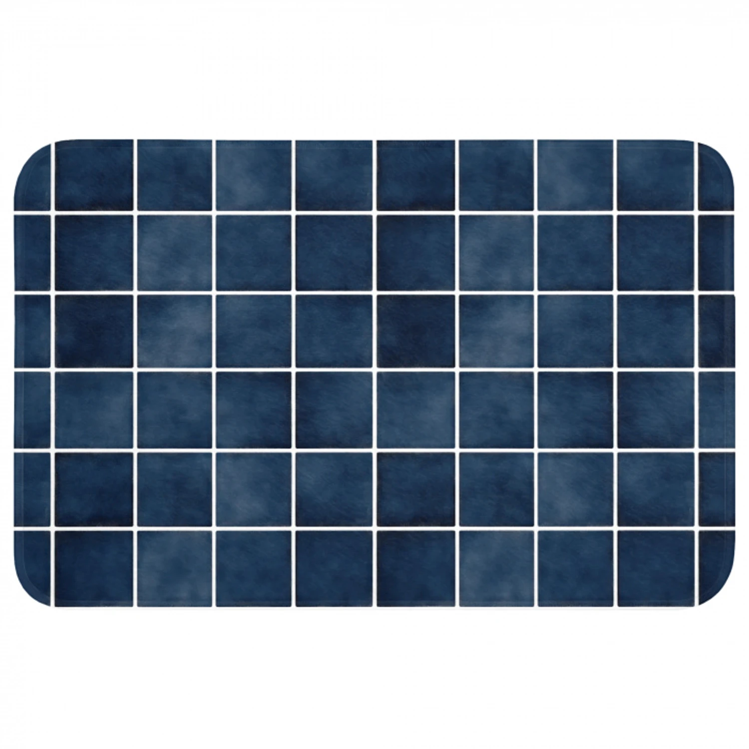 Tegel - Modern - Blauw Badmat klein 997 -3d