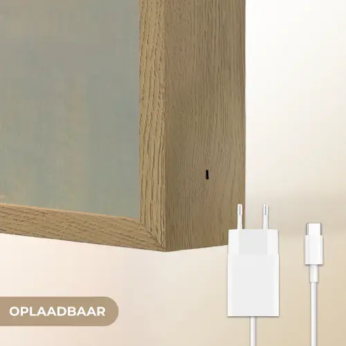 Oude meesters - Bloemen - Balthasar van der Ast Light Box met batterij (Wandlamp) middel -USP_websiteoplaadbaarNL