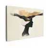 Vrouw - Golven - Zwart canvas 2cm klein -z3d