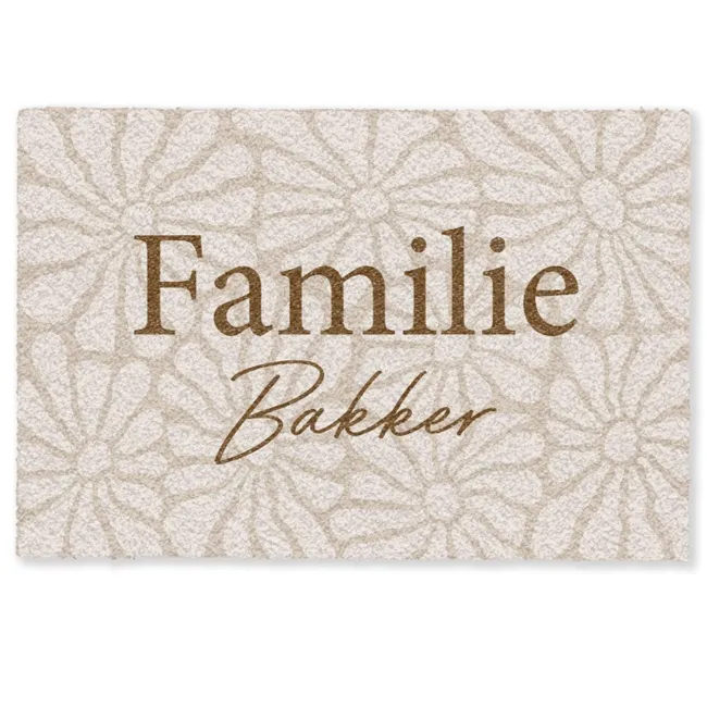 Gepersonaliseerde deurmat Familie