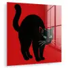 Kat - Zwart - Staart plexiglas 5mm klein -zzzproduct_nieuw