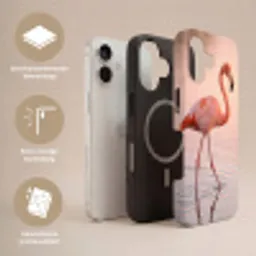 Flamingo - Water - Roze Toughcase MagSafe Apple iPhone 17 klein -USP_Lagen_NL