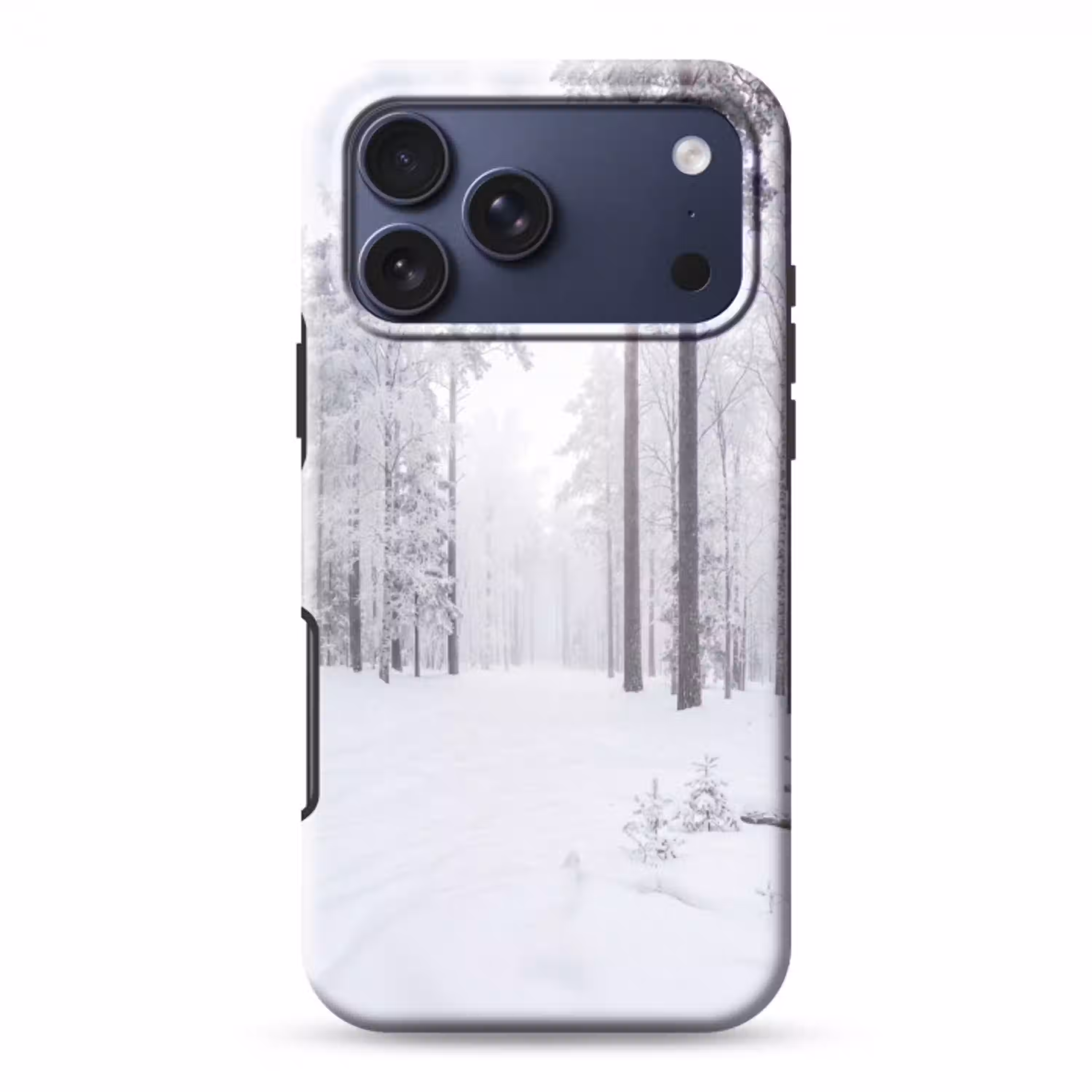 Bos - Sneeuw - Pad - Winter - Stilte Toughcase MagSafe Apple iPhone 17 Pro Max klein -3d
