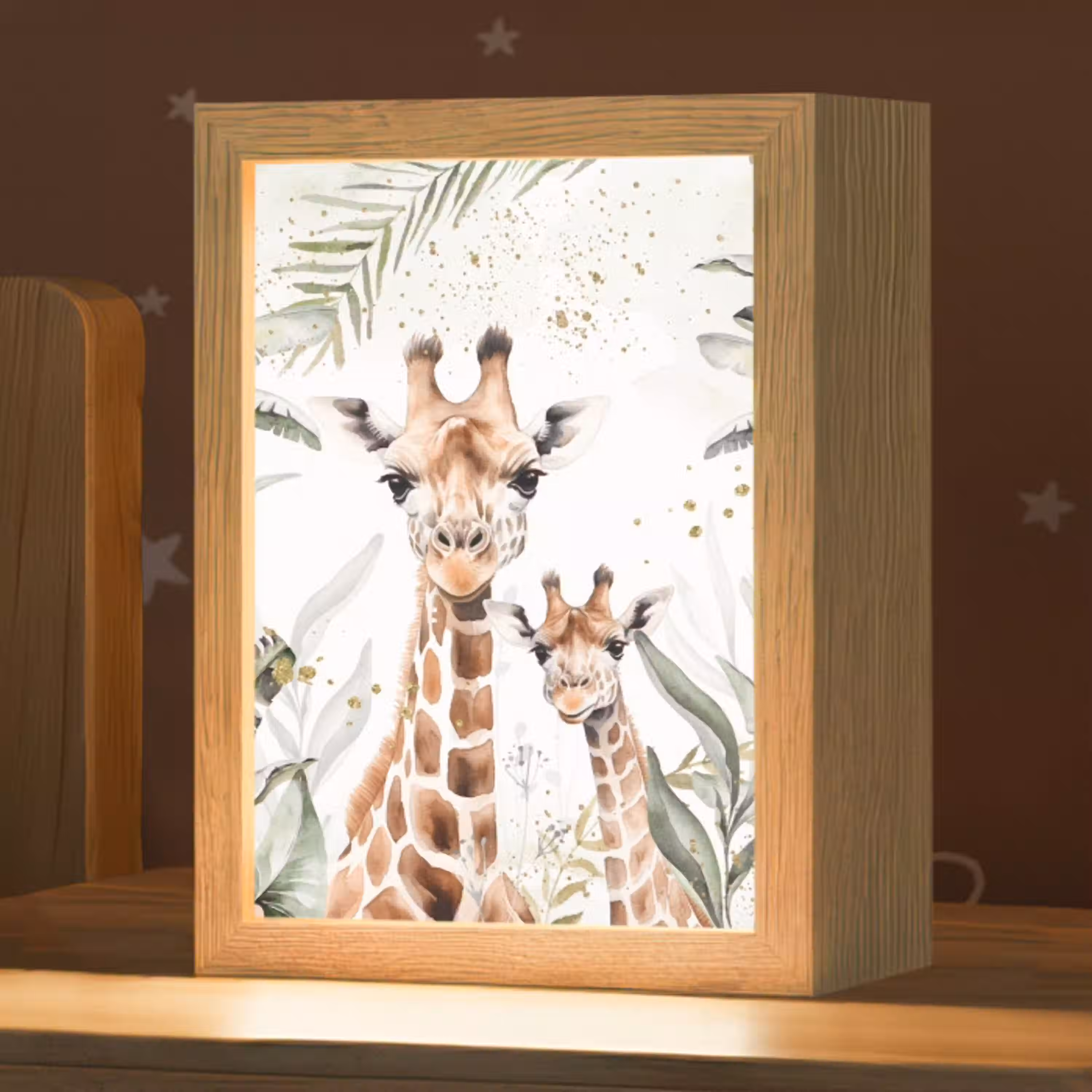 Giraffe - Natuur - Kinderen - Dieren Light Box met kabel klein -zzz_3d_website