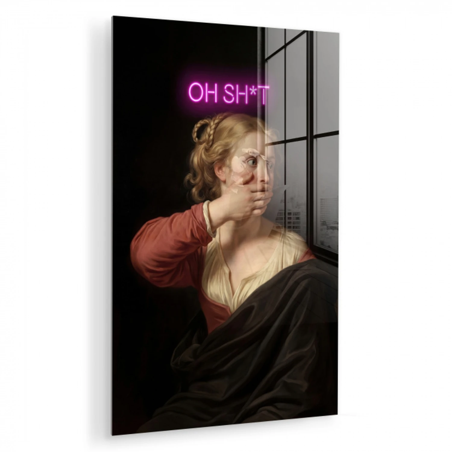 Quote - Neon - vrouw plexiglas 5mm klein -zzzproduct_nieuw