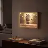 Dessert - Chocolade - Zoet - Eten Light Box met batterij (Wandlamp) middel -sfeer1