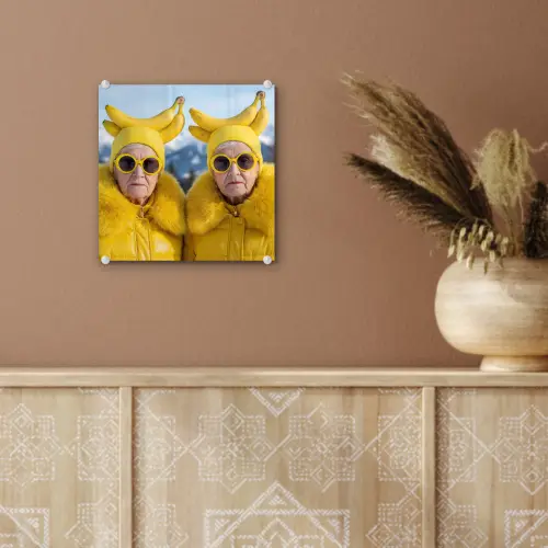 Vrouwen - Bananen - Geel plexiglas 5mm klein -sfeer5