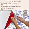 Birds - Flowers - Blue keuken achterwand spatscherm klein 900 -spatscherm_NL