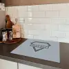 Vaderdag - Kado man - Opa - Superopa - Quote - Spreuken Inductie beschermer vinyl 3mm middel -sfeer3