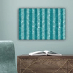 Zwembad - Strepen - Groen canvas 2cm klein 34 -sfeer4