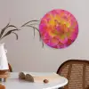Roze - Dahlia - Kleurrijk Akoestische PET Vilt - Rond klein -sfeer3