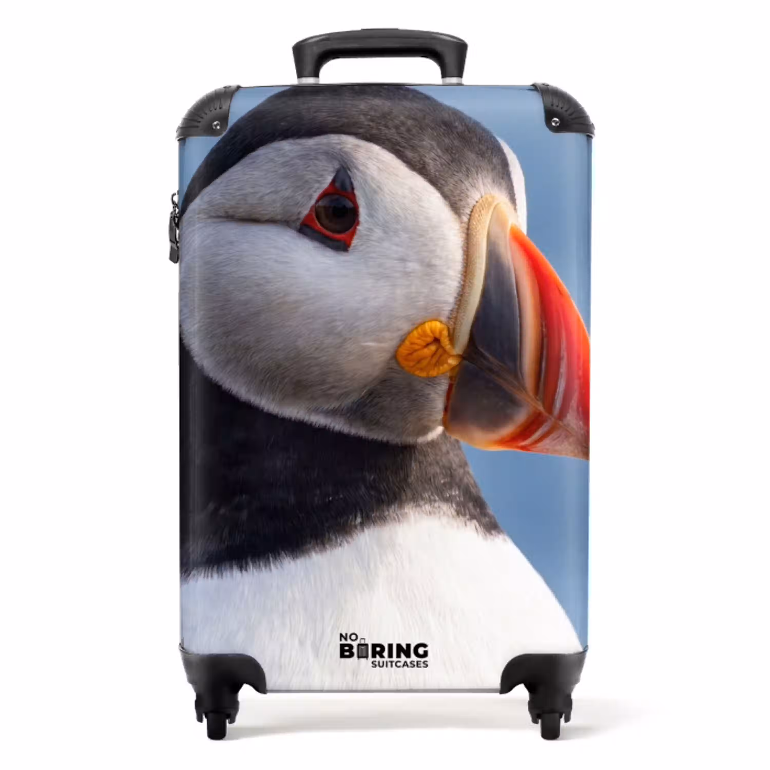 Papegaaiduiker - Portret - Natuur NBS - Handbagage koffer - Volwassenen Unisex middel -productfoto_recht