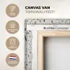 Terrazzo -  Patroon - Staal canvas 2cm xxl 828 -sfeer2