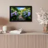 Hortsensia - Pad - Bloemen fotolijst zwart zonder passe partout klein -sfeer5