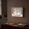 Kerst - Gnomen - Pastel Light Box met batterij (Wandlamp) middel -sfeer1