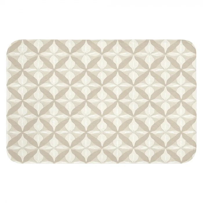 Patroon - Klassiek - Beige WCmat klein 1009 -3d