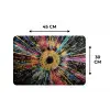 Explosie - Goud - Kleurrijk - Abstract Placemat vinyl groot -specs