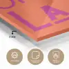 Oh la la - Oranje - Roze - Scheeflettertype plexiglas 5mm klein -wsfeer2_DE