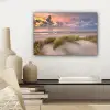Zonsondergang - Duin - Strand - Planten - Zee canvas 2cm klein -sfeer6