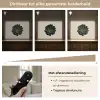 Rozet - Cirkelvormig - Donkergroen Light Box met batterij (Wandlamp) middel -USP_dimbaarNL
