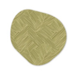 Abstract - Modern - Groen Wandcirkel Organisch Forex 3mm klein 629 -3d
