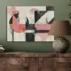 Roze - Abstract - Aesthetic - Modern - Vormen PET vilt klein -sfeer2