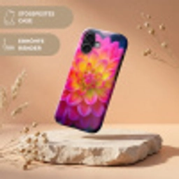 Roze - Dahlia - Kleurrijk Toughcase MagSafe Apple iPhone 17 klein -USP_RandenV_DE